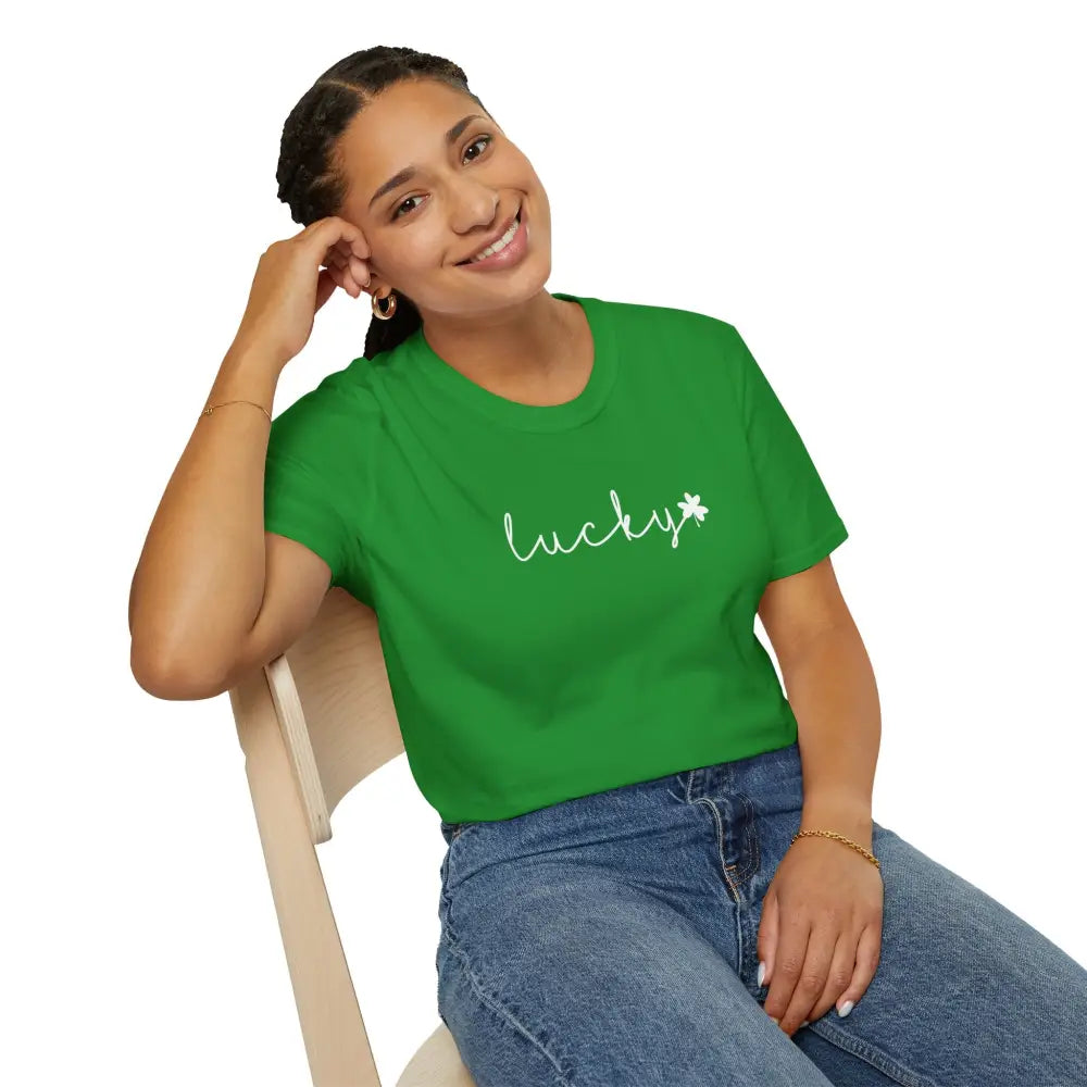 Lucky Script Softstyle T-Shirt - T-Shirt