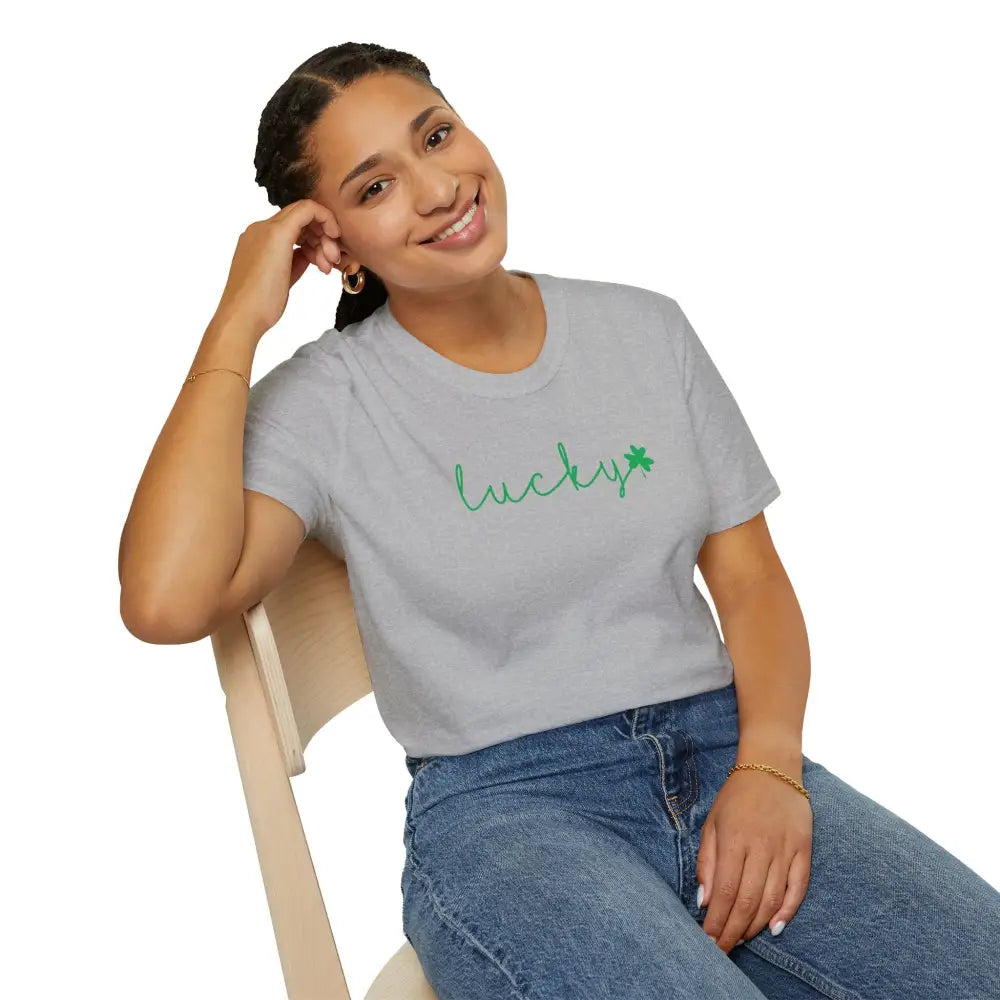 Lucky Script Softstyle T-Shirt - T-Shirt