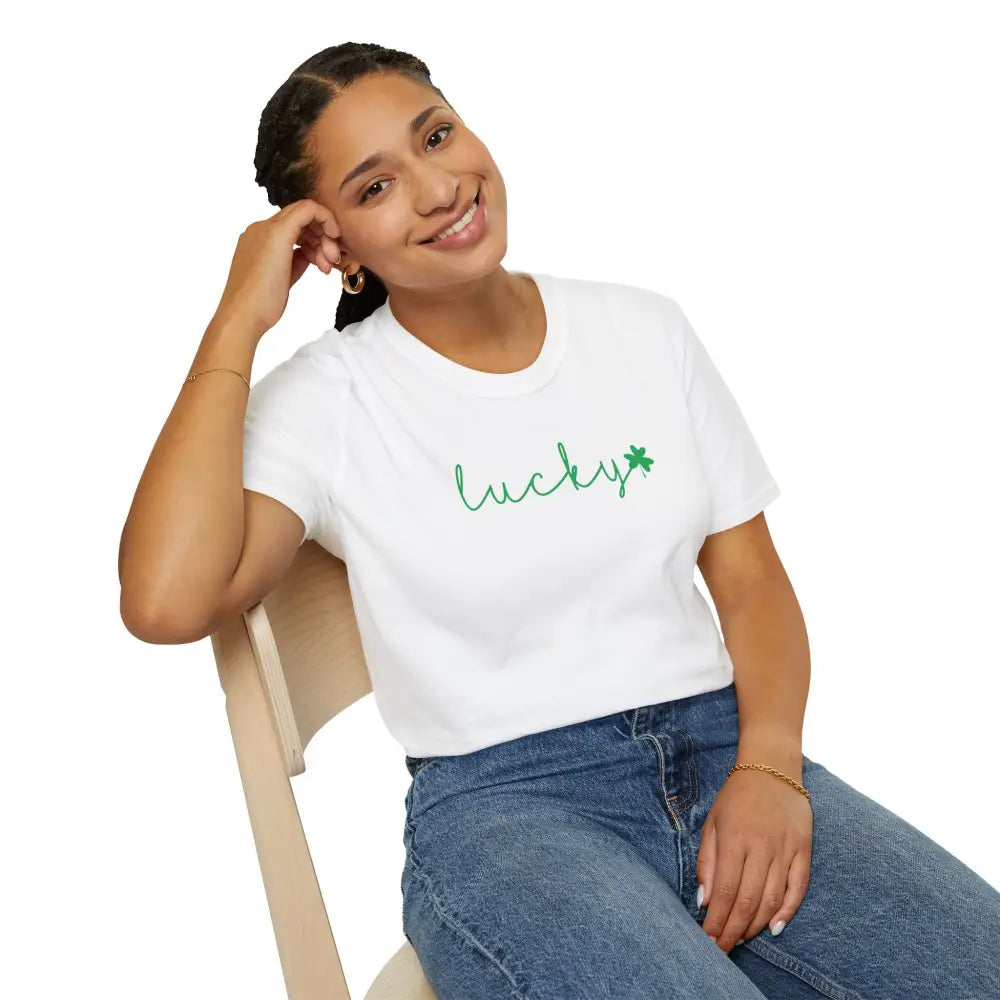 Lucky Script Softstyle T-Shirt - T-Shirt