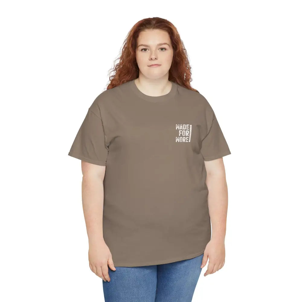 Made for More List Unisex Heavy Cotton Tee - Brown Savana / S - T-Shirt