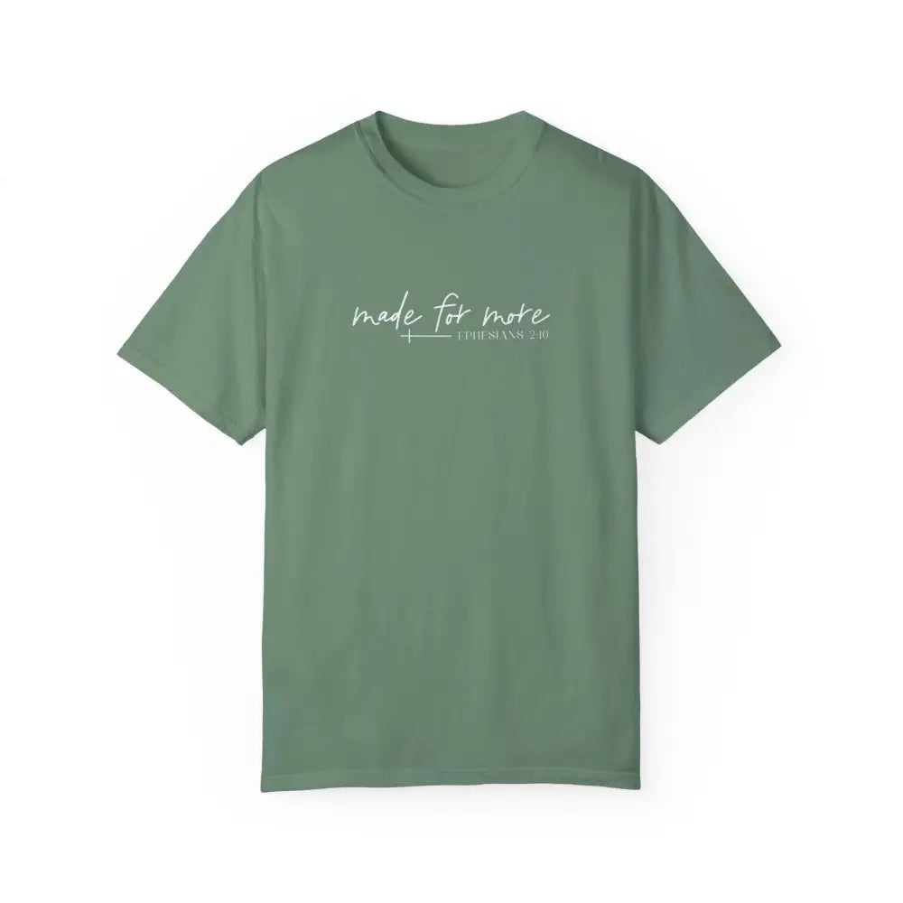 Made for More Unisex Garment-Dyed T-Shirt - Light Green / S - T-Shirt