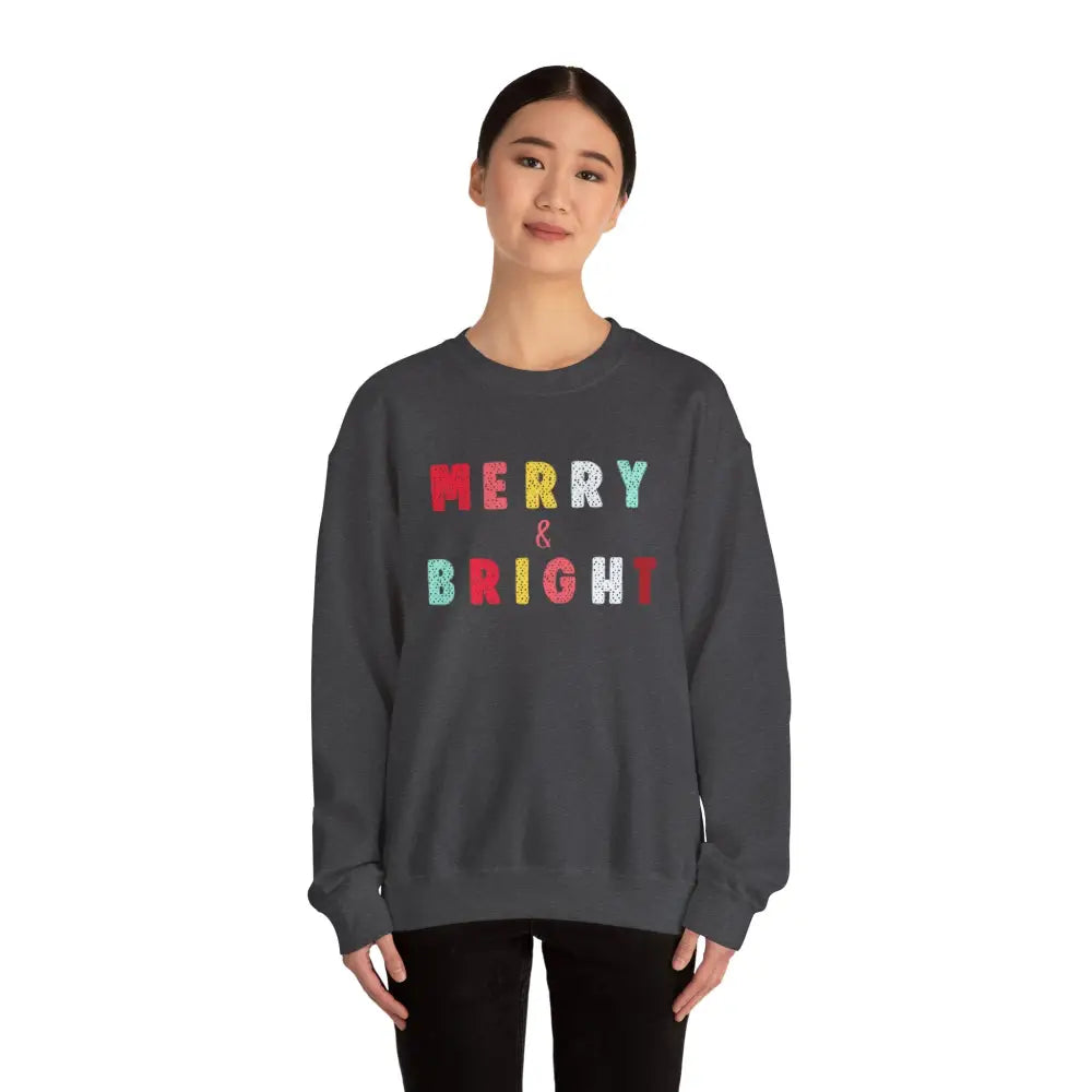 Merry & Bright Crewneck Sweatshirt - Sweatshirt