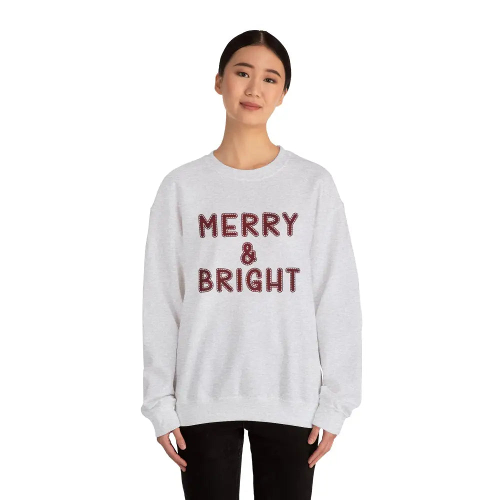 Merry & Bright Crewneck Sweatshirt - Sweatshirt
