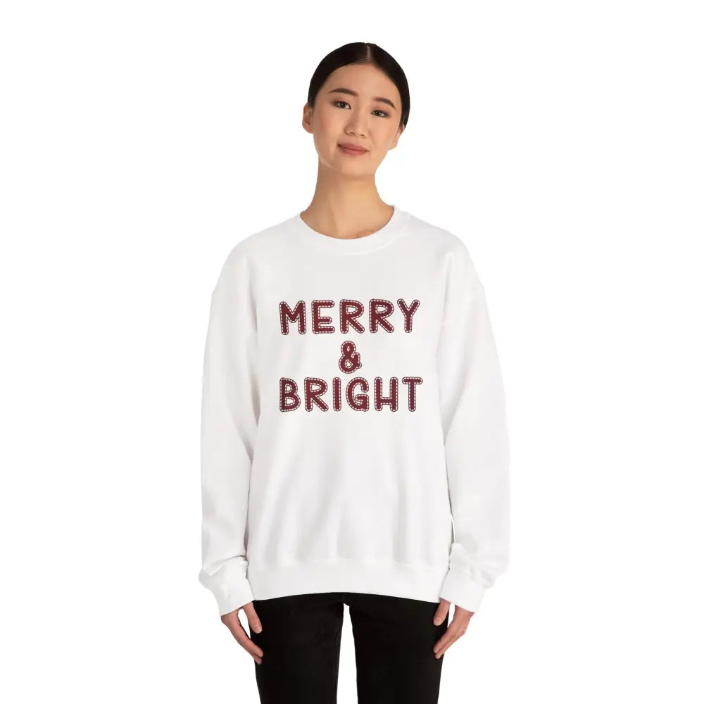 Merry & Bright Crewneck Sweatshirt - Sweatshirt