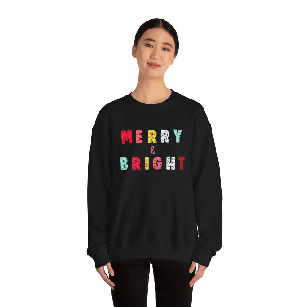 Merry & Bright Crewneck Sweatshirt - Sweatshirt