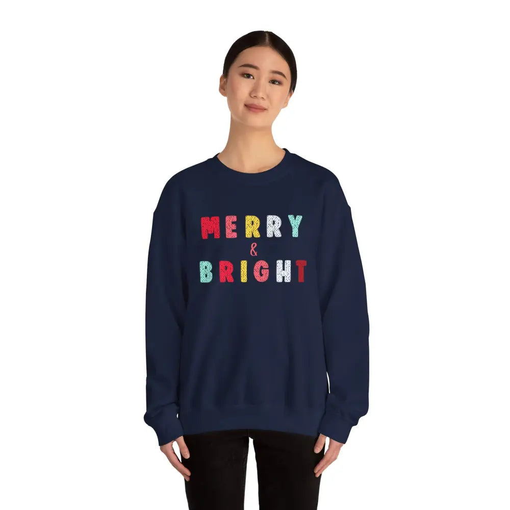 Merry & Bright Crewneck Sweatshirt - Sweatshirt