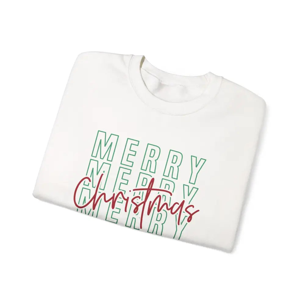 Merry Merry Christmas Sweatshirt - Sweatshirt