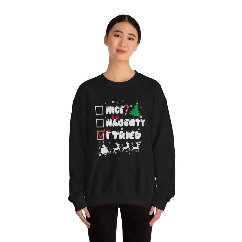Naughty List Crewneck Sweatshirt - Sweatshirt