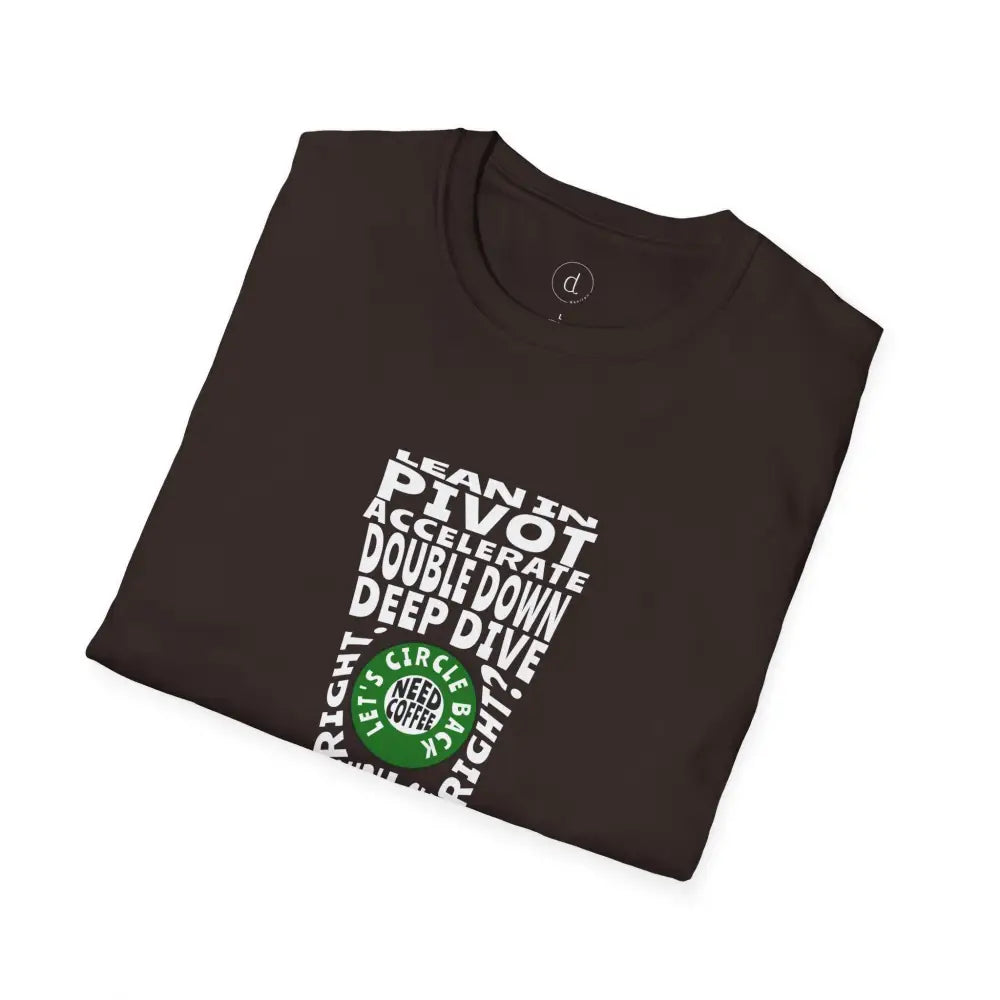 Office Buzzword Coffee Cup Softstyle T-Shirt - T-Shirt