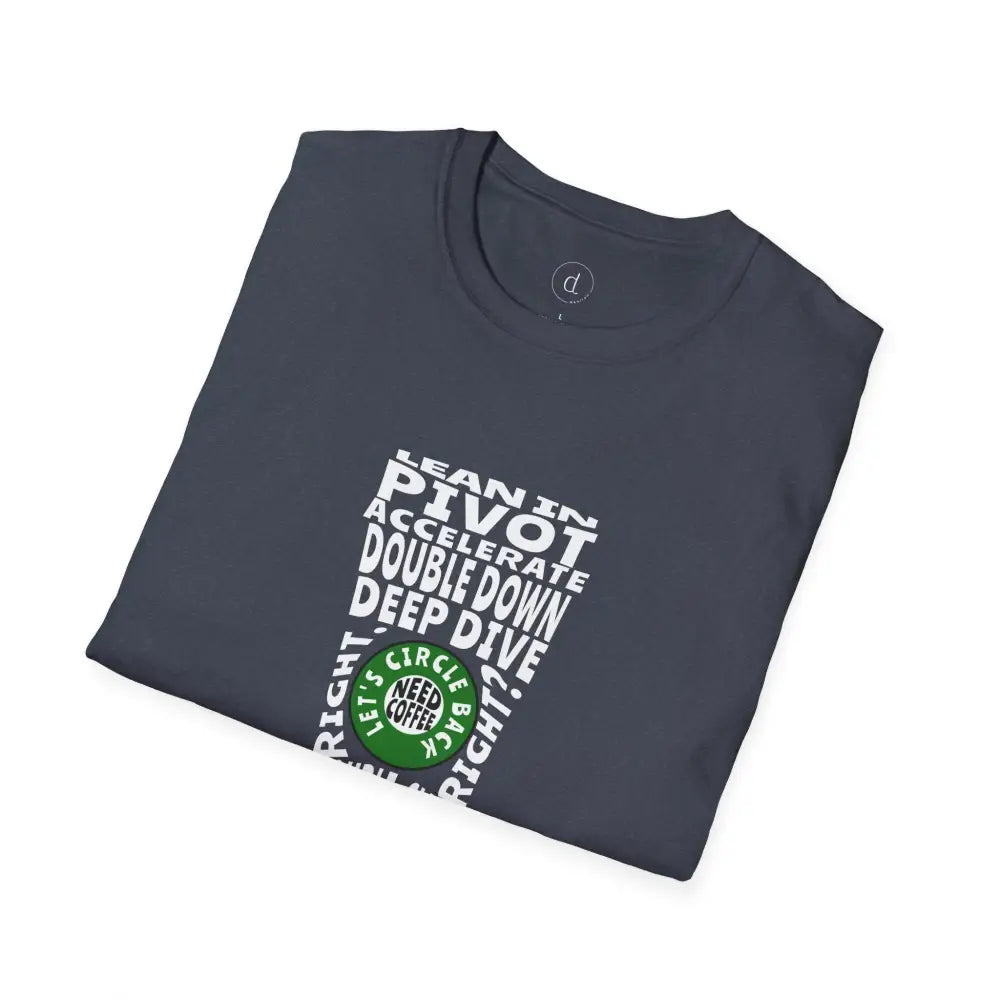 Office Buzzword Coffee Cup Softstyle T-Shirt - T-Shirt