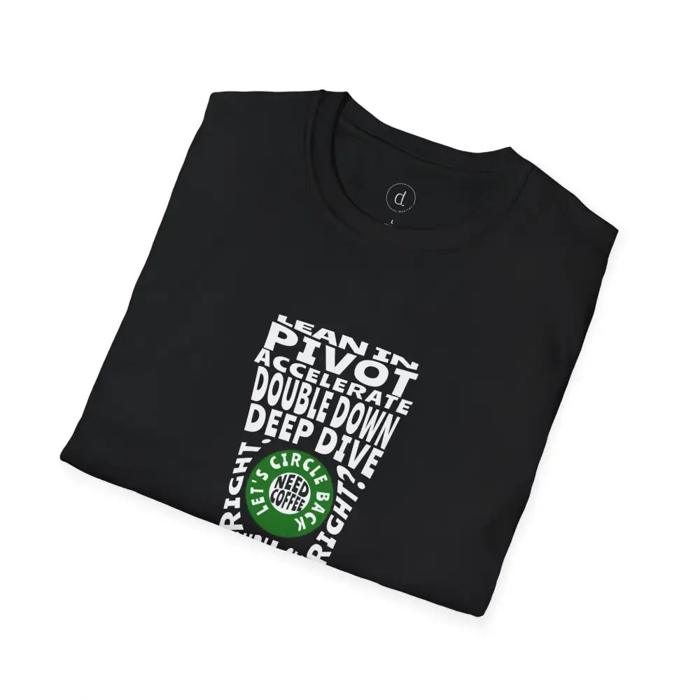 Office Buzzword Coffee Cup Softstyle T-Shirt - T-Shirt