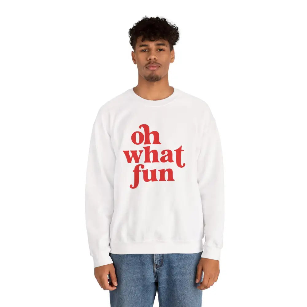 Oh What Fun Christmas Sweatshirt - Sweatshirt
