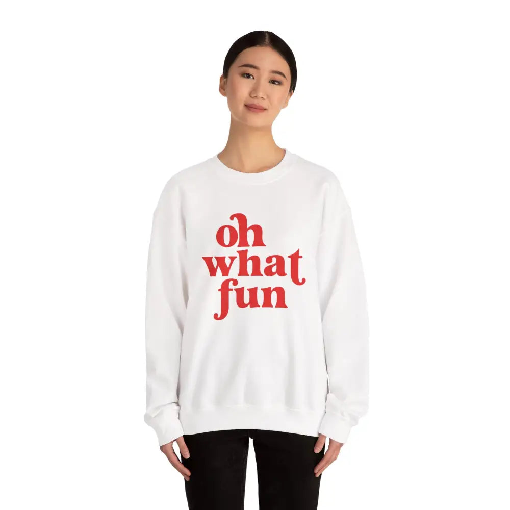 Oh What Fun Christmas Sweatshirt - Sweatshirt