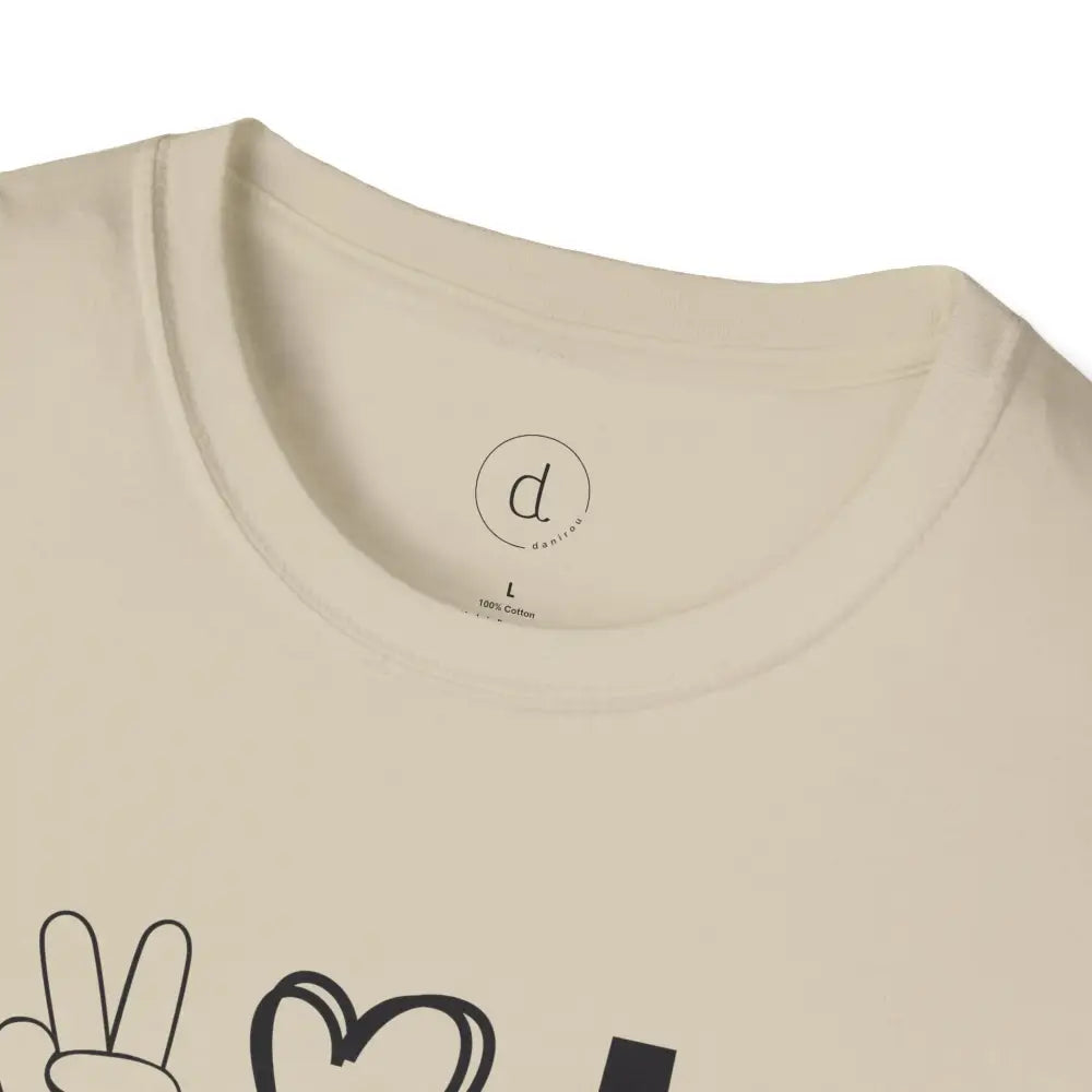 Peace Love Texas Softstyle T-Shirt - T-Shirt