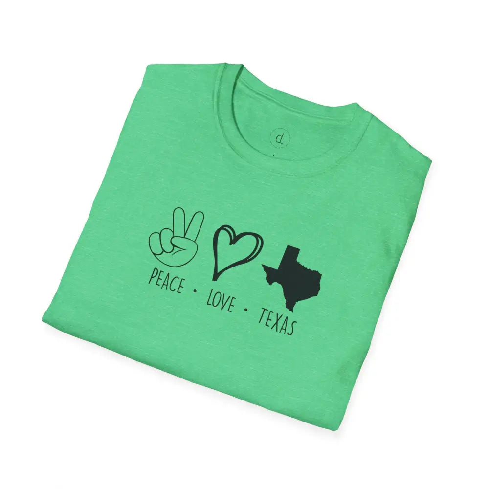 Peace Love Texas Softstyle T-Shirt - T-Shirt