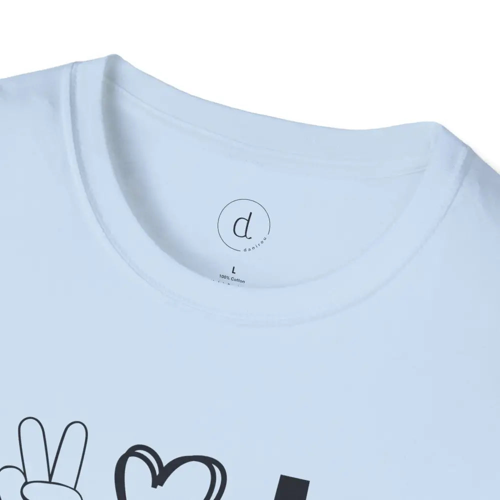 Peace Love Texas Softstyle T-Shirt - T-Shirt