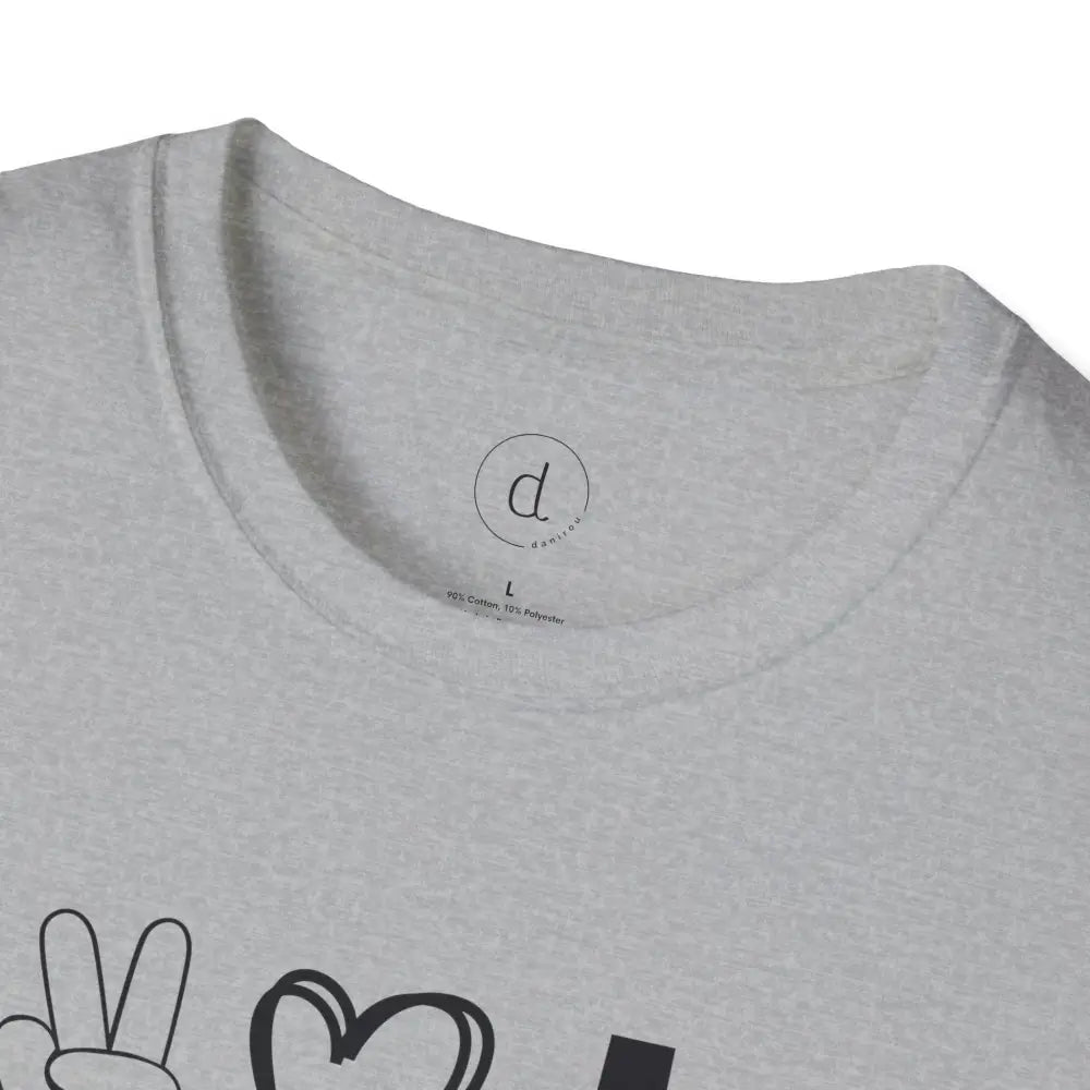 Peace Love Texas Softstyle T-Shirt - T-Shirt