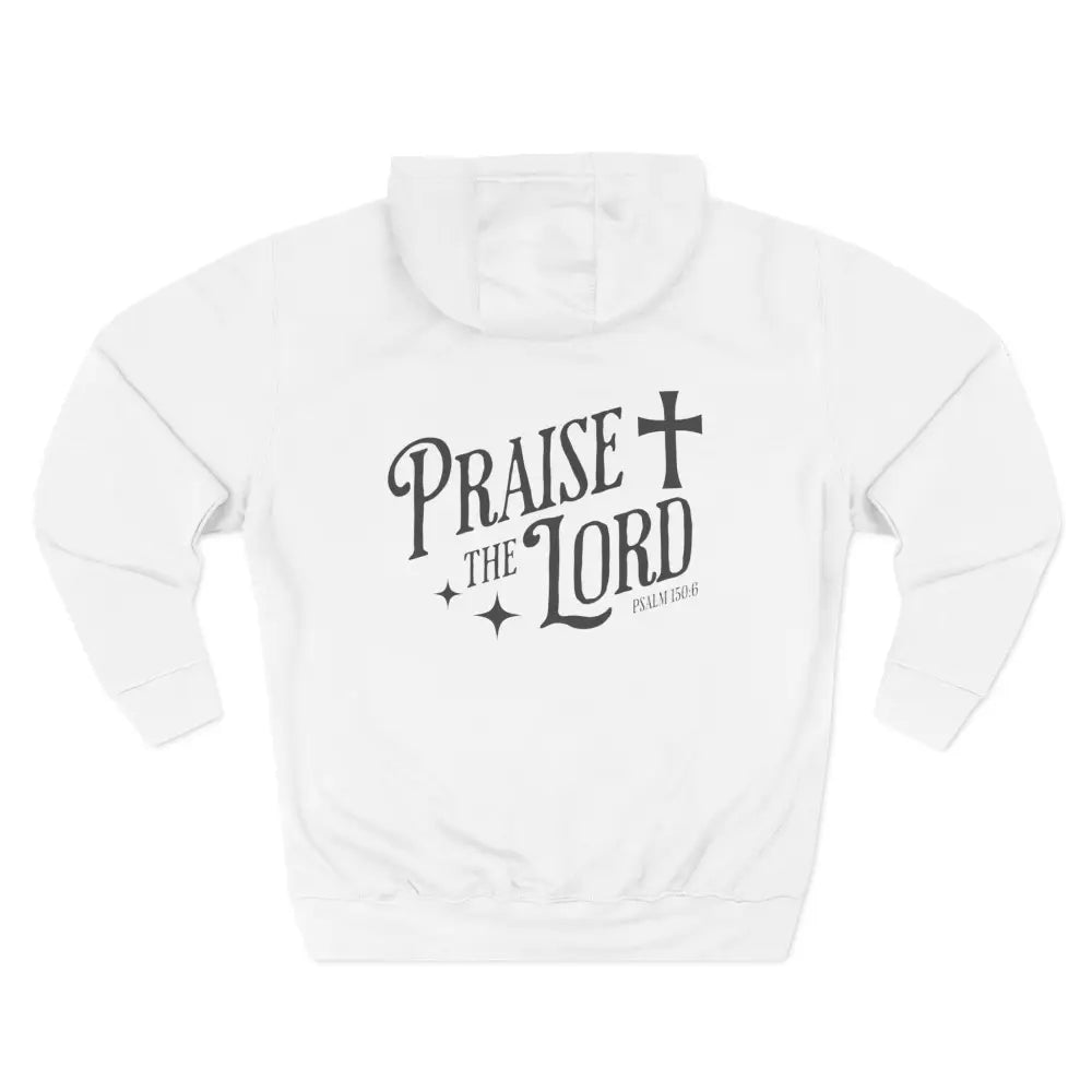 Praise the Lord Three-Panel Fleece Hoodie - Hoodie