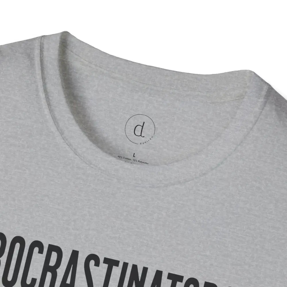 Procrastinators Unite Softstyle T-Shirt - T-Shirt