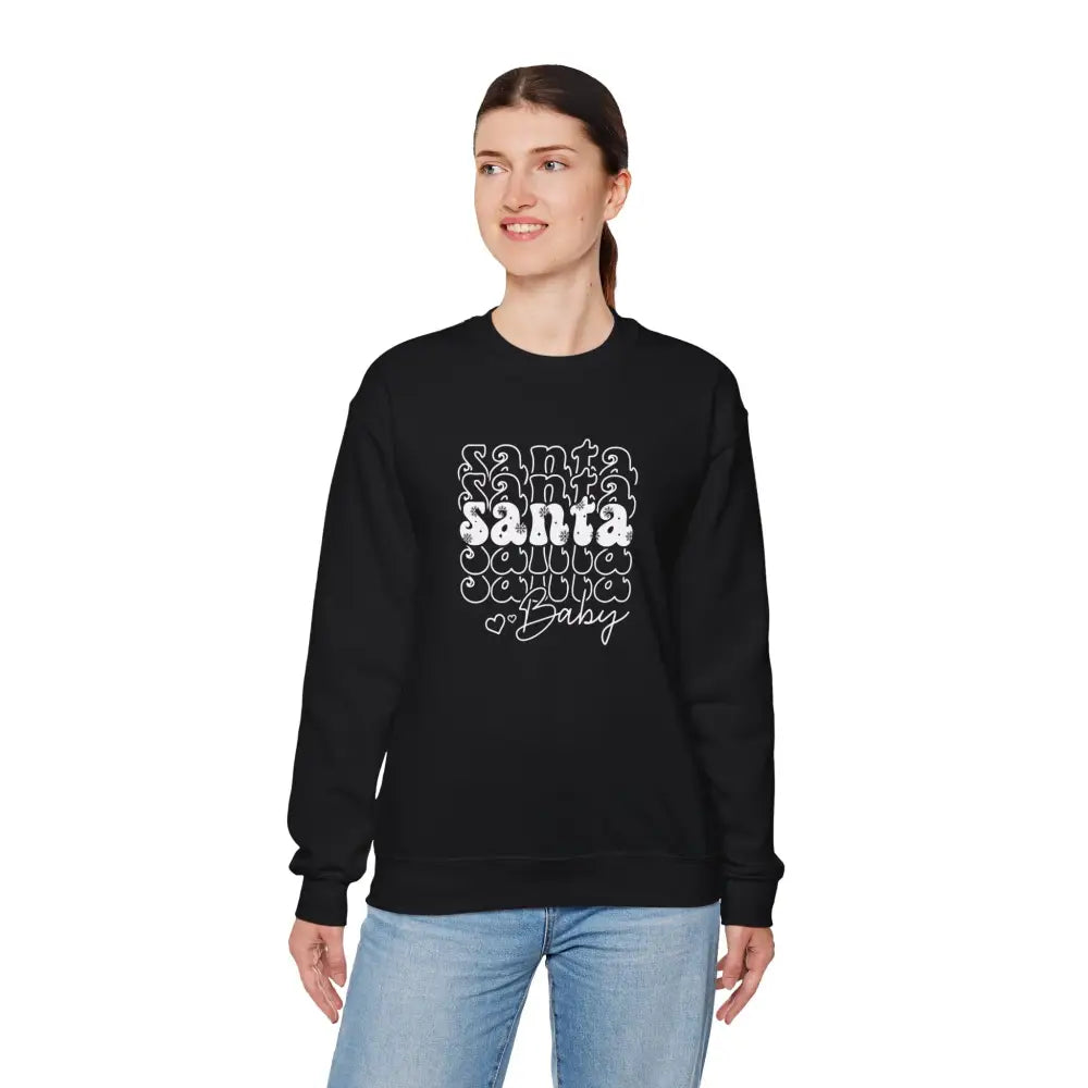 Santa Baby Crewneck Sweatshirt - Sweatshirt
