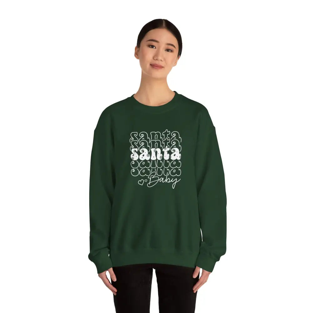 Santa Baby Crewneck Sweatshirt - Sweatshirt