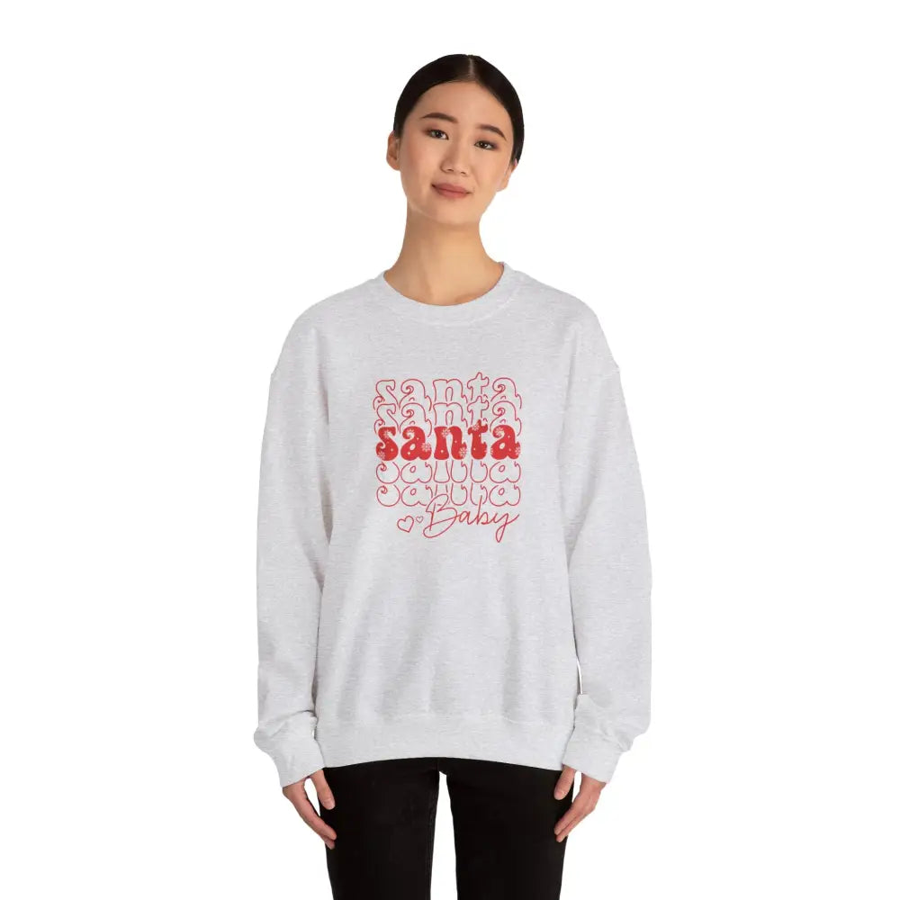 Santa Baby Crewneck Sweatshirt - Sweatshirt