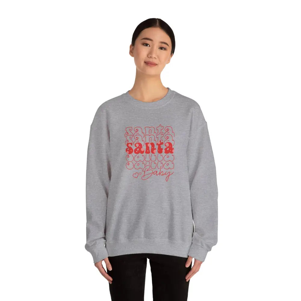 Santa Baby Crewneck Sweatshirt - Sweatshirt