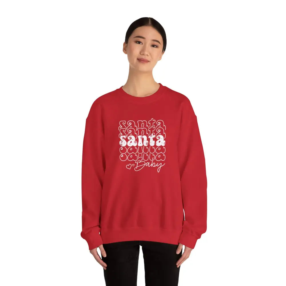Santa Baby Crewneck Sweatshirt - Sweatshirt