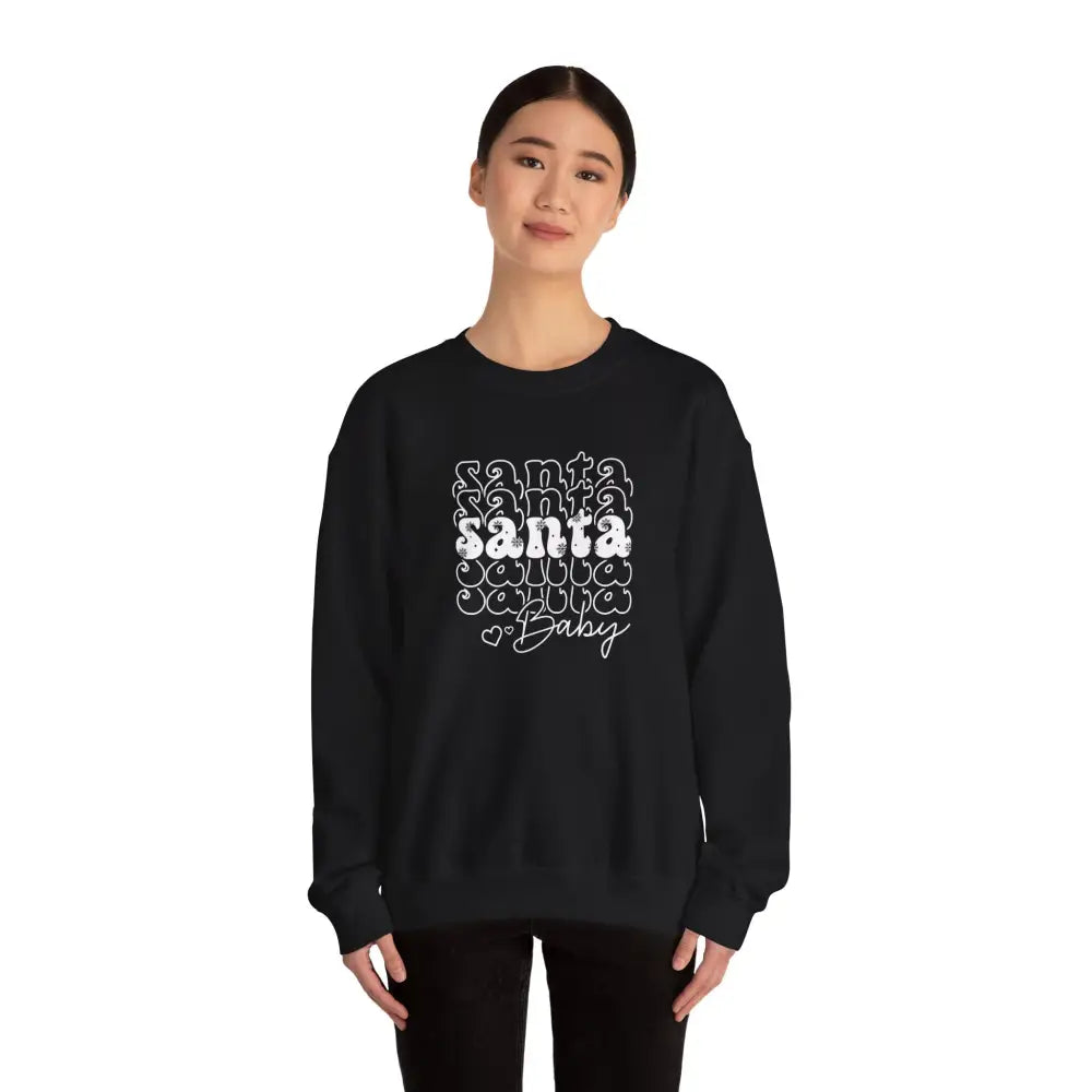 Santa Baby Crewneck Sweatshirt - Sweatshirt
