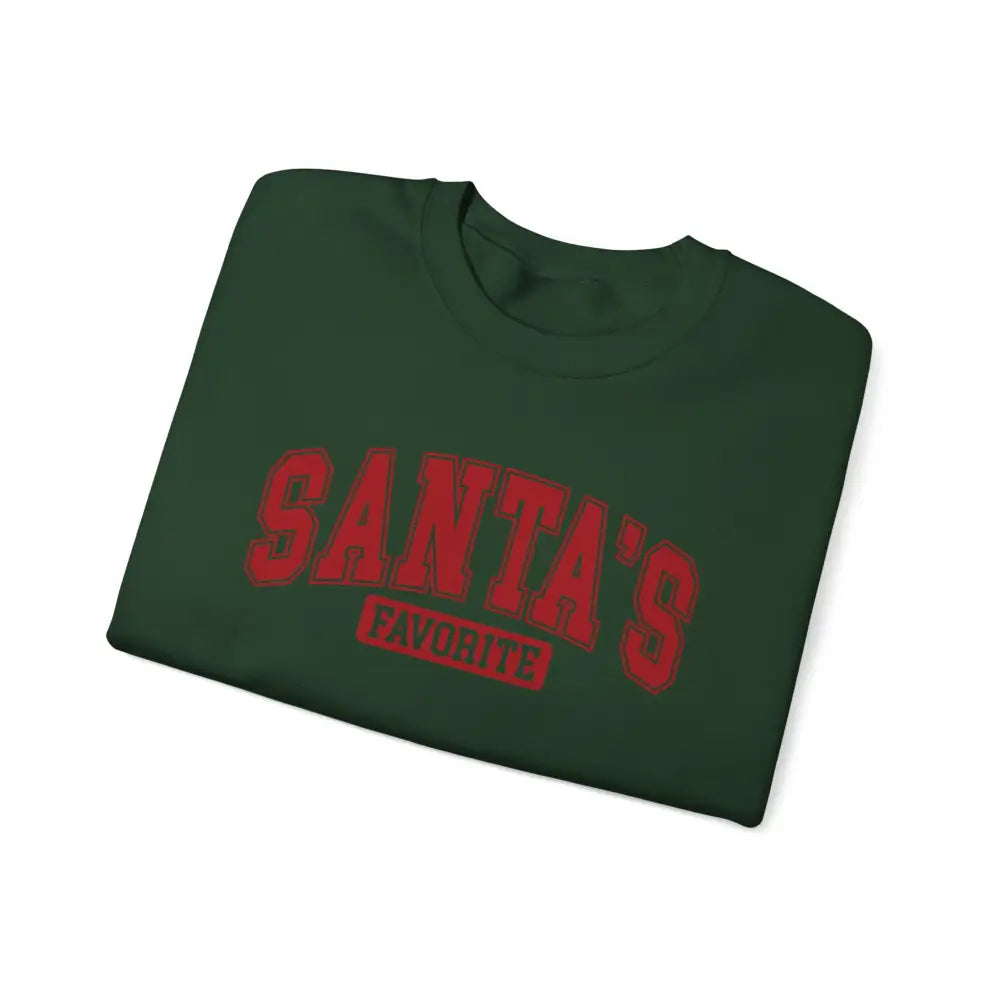 Santa’s Favorite Crewneck Sweatshirt - Sweatshirt