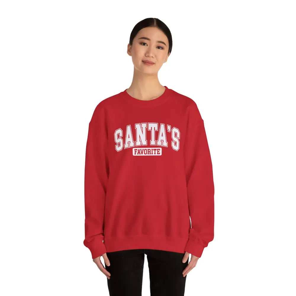 Santa’s Favorite Crewneck Sweatshirt - Sweatshirt