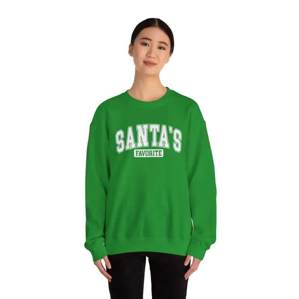 Santa’s Favorite Crewneck Sweatshirt - Sweatshirt