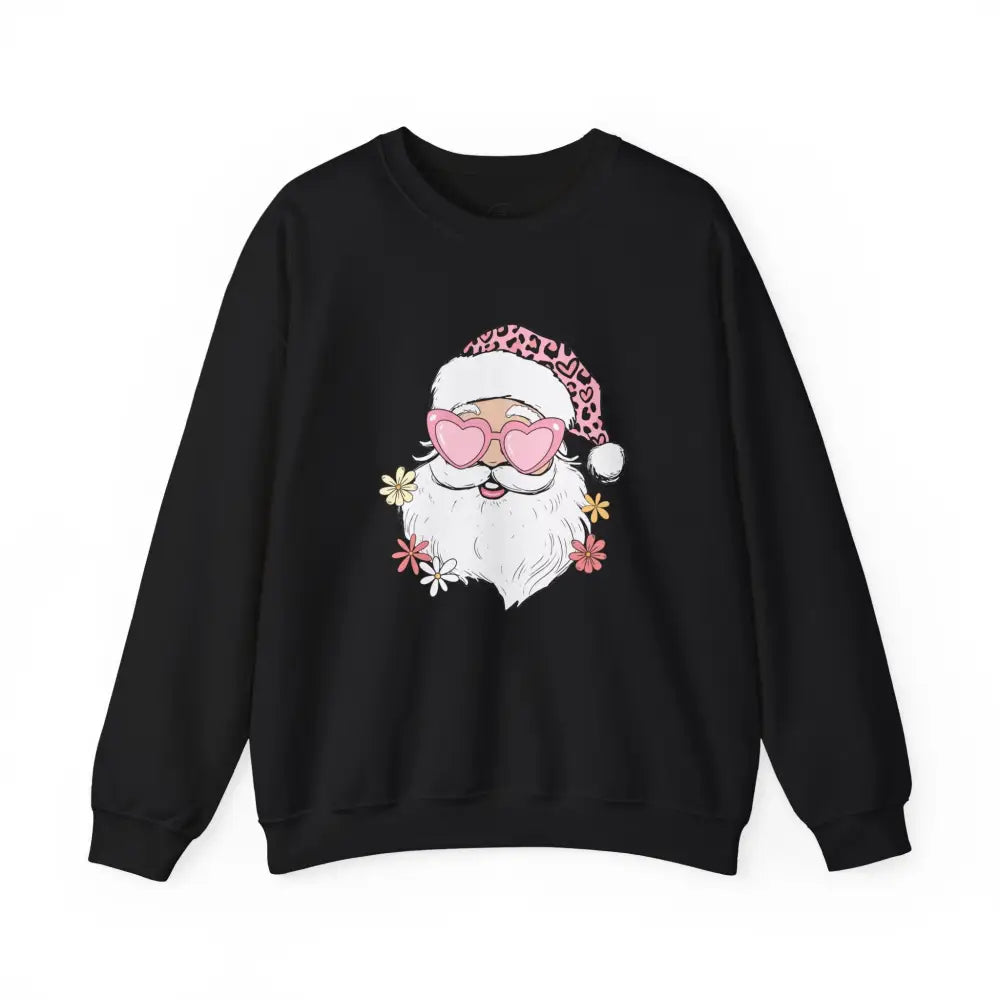 Sassy Santa Crewneck Sweatshirt - S / Black - Sweatshirt