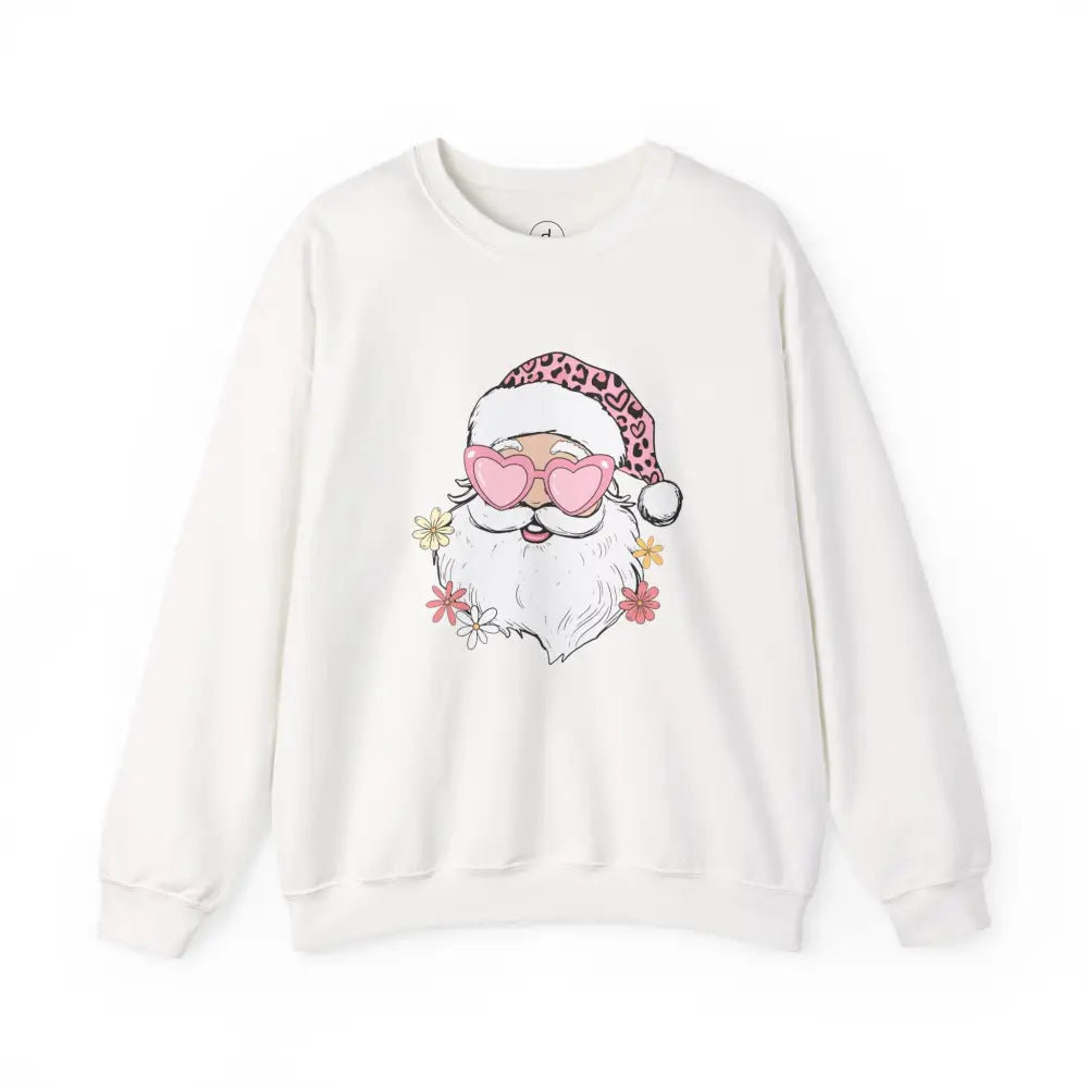 Sassy Santa Crewneck Sweatshirt - S / White - Sweatshirt