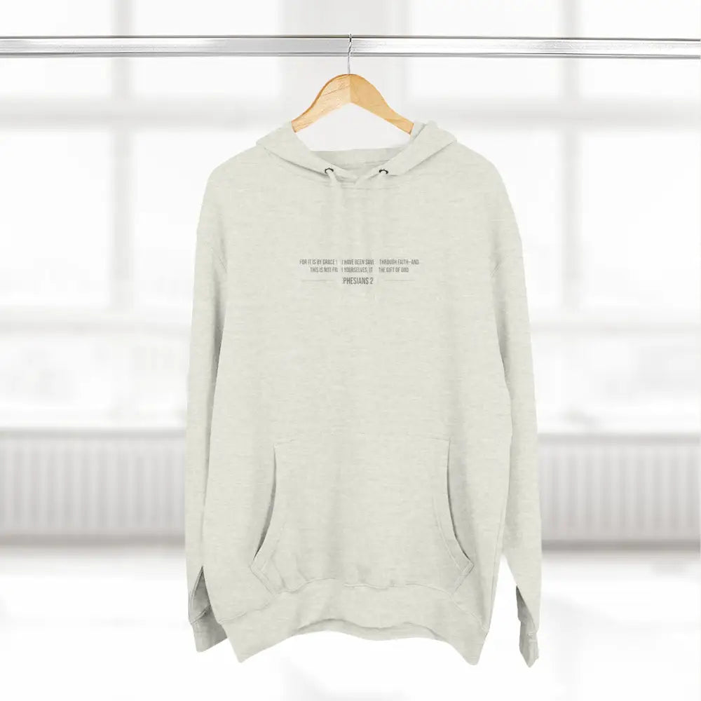 Saved and Redeemed Three-Panel Fleece Hoodie - Hoodie
