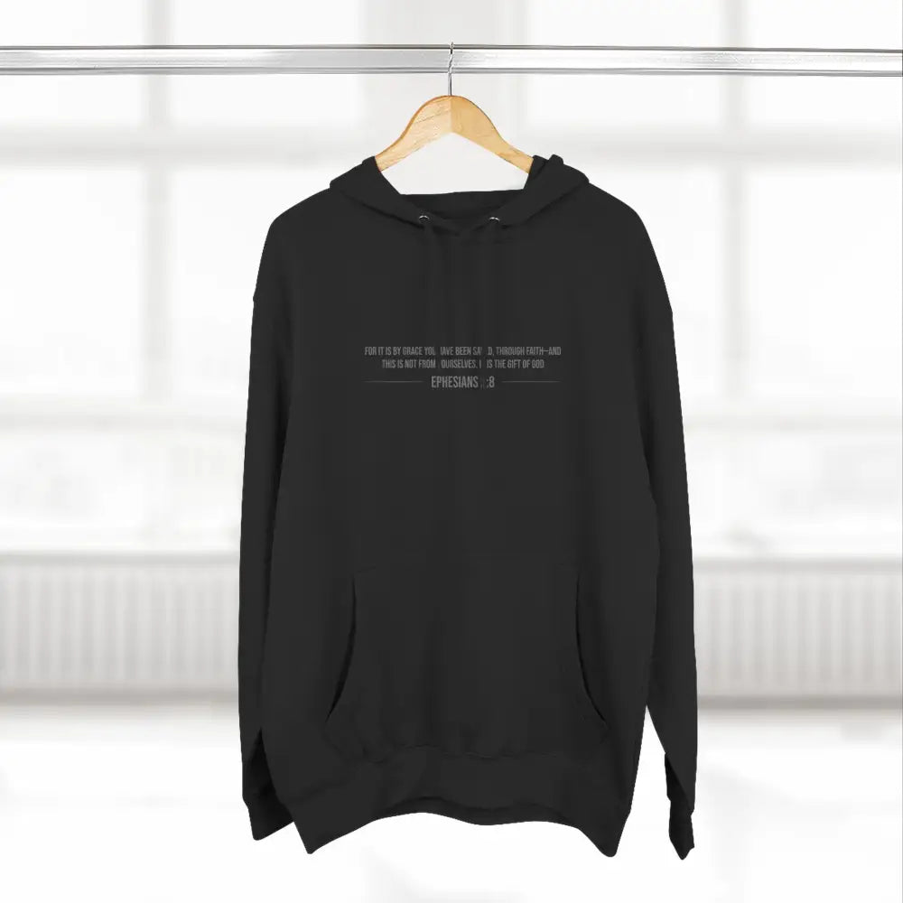 Saved and Redeemed Three-Panel Fleece Hoodie - Hoodie