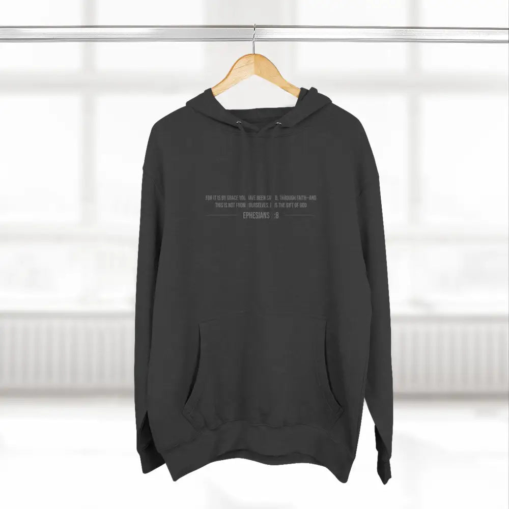 Saved and Redeemed Three-Panel Fleece Hoodie - Hoodie
