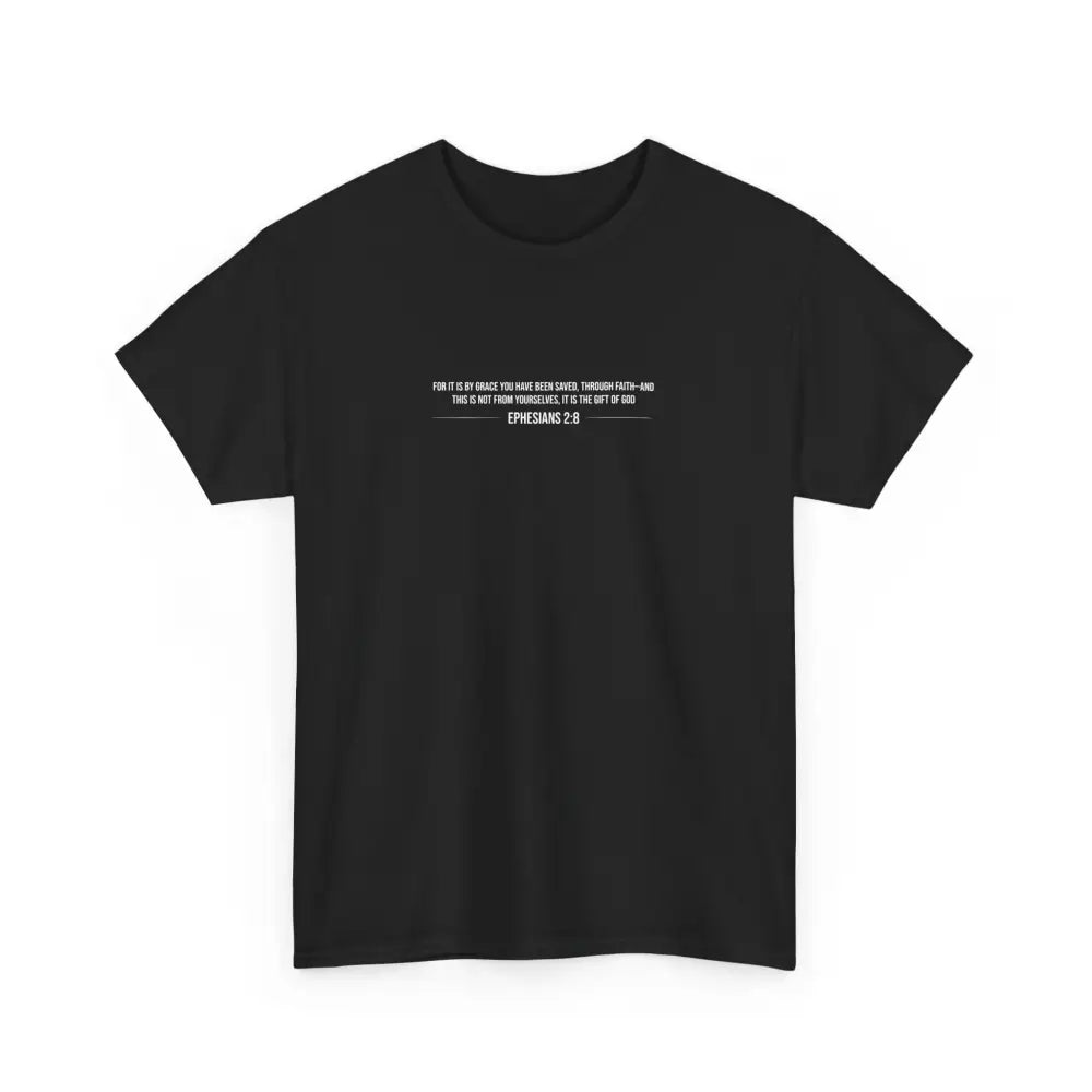 Saved and Redeemed Unisex Heavy Cotton Tee - Black / S - T-Shirt