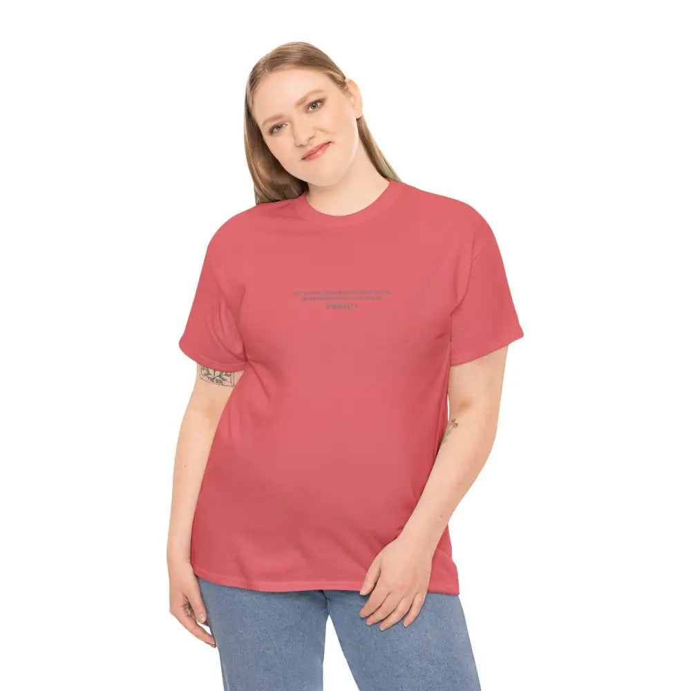 Saved and Redeemed Unisex Heavy Cotton Tee - T-Shirt
