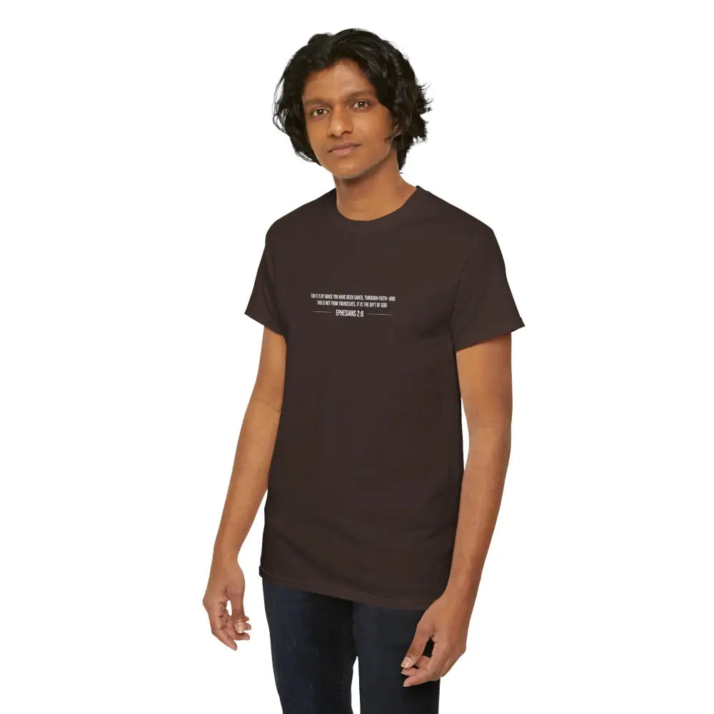 Saved and Redeemed Unisex Heavy Cotton Tee - T-Shirt