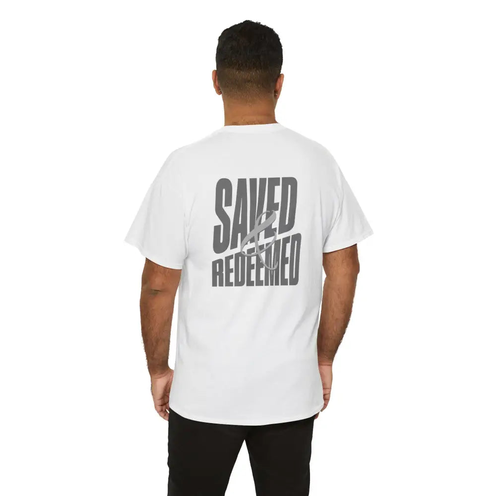 Saved and Redeemed Unisex Heavy Cotton Tee - T-Shirt