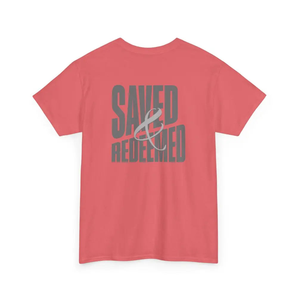 Saved and Redeemed Unisex Heavy Cotton Tee - T-Shirt