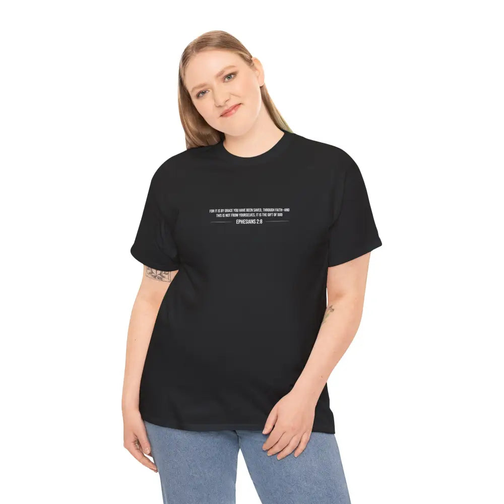 Saved and Redeemed Unisex Heavy Cotton Tee - T-Shirt
