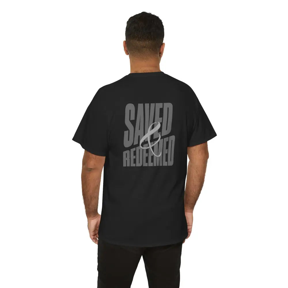 Saved and Redeemed Unisex Heavy Cotton Tee - T-Shirt