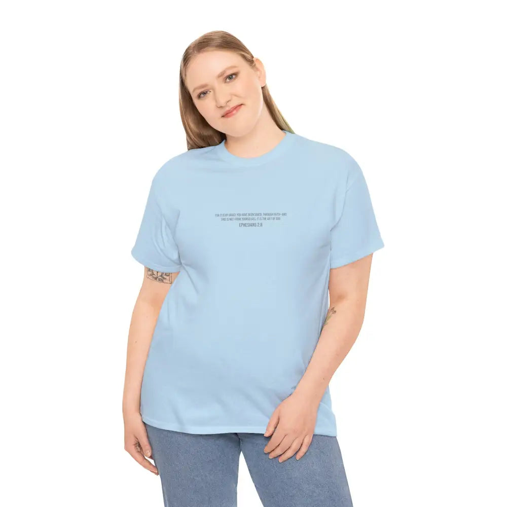 Saved and Redeemed Unisex Heavy Cotton Tee - T-Shirt