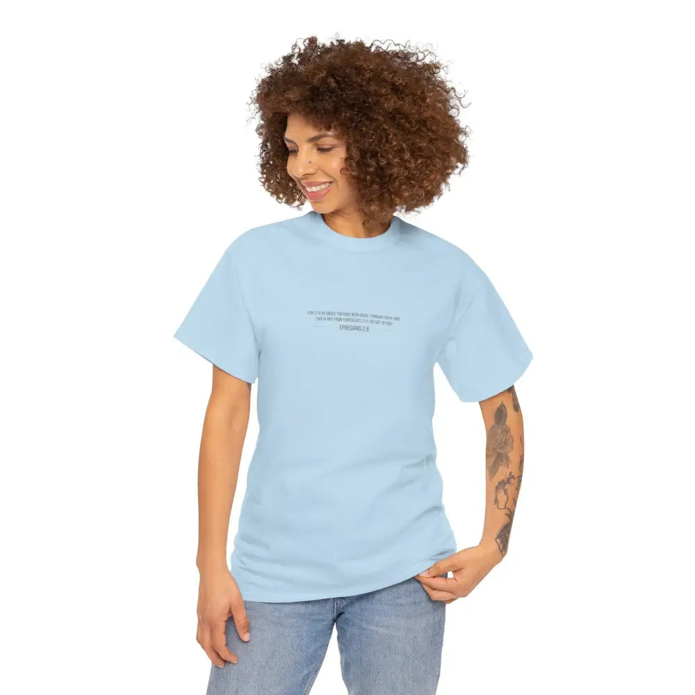 Saved and Redeemed Unisex Heavy Cotton Tee - T-Shirt