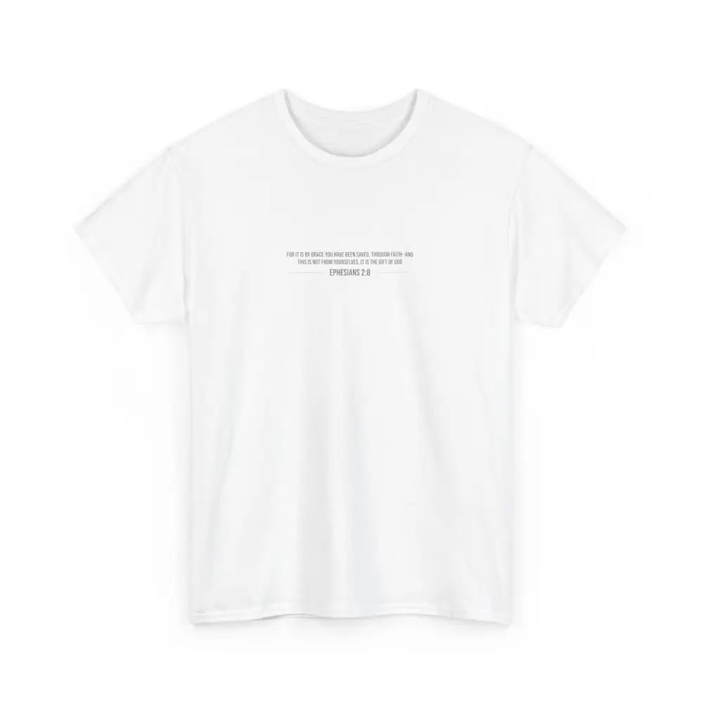 Saved and Redeemed Unisex Heavy Cotton Tee - White / S - T-Shirt