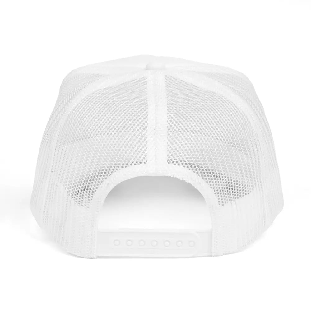 Tallenettes Block Foam Embroidered Trucker Hat - White / One size - Hats