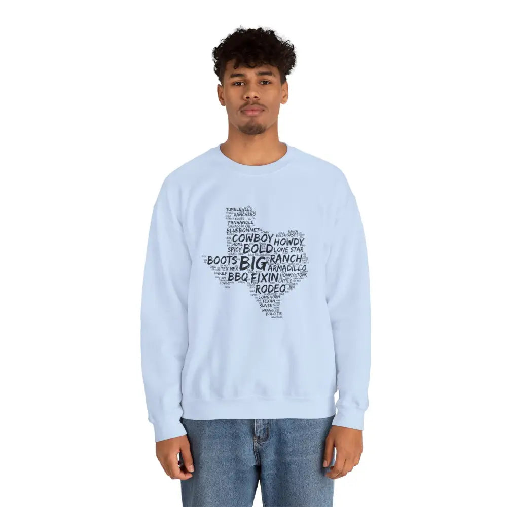 Texas Cloud Crewneck Sweatshirt - Sweatshirt