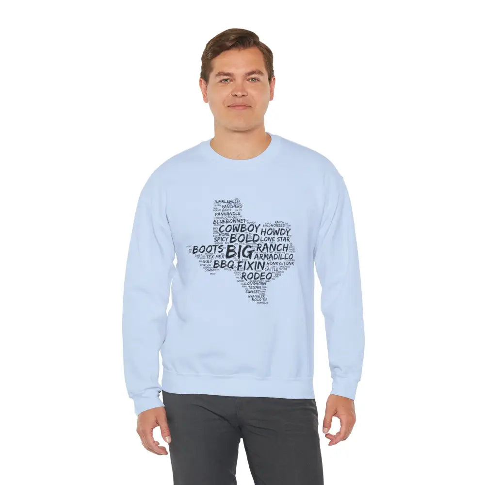 Texas Cloud Crewneck Sweatshirt - Sweatshirt